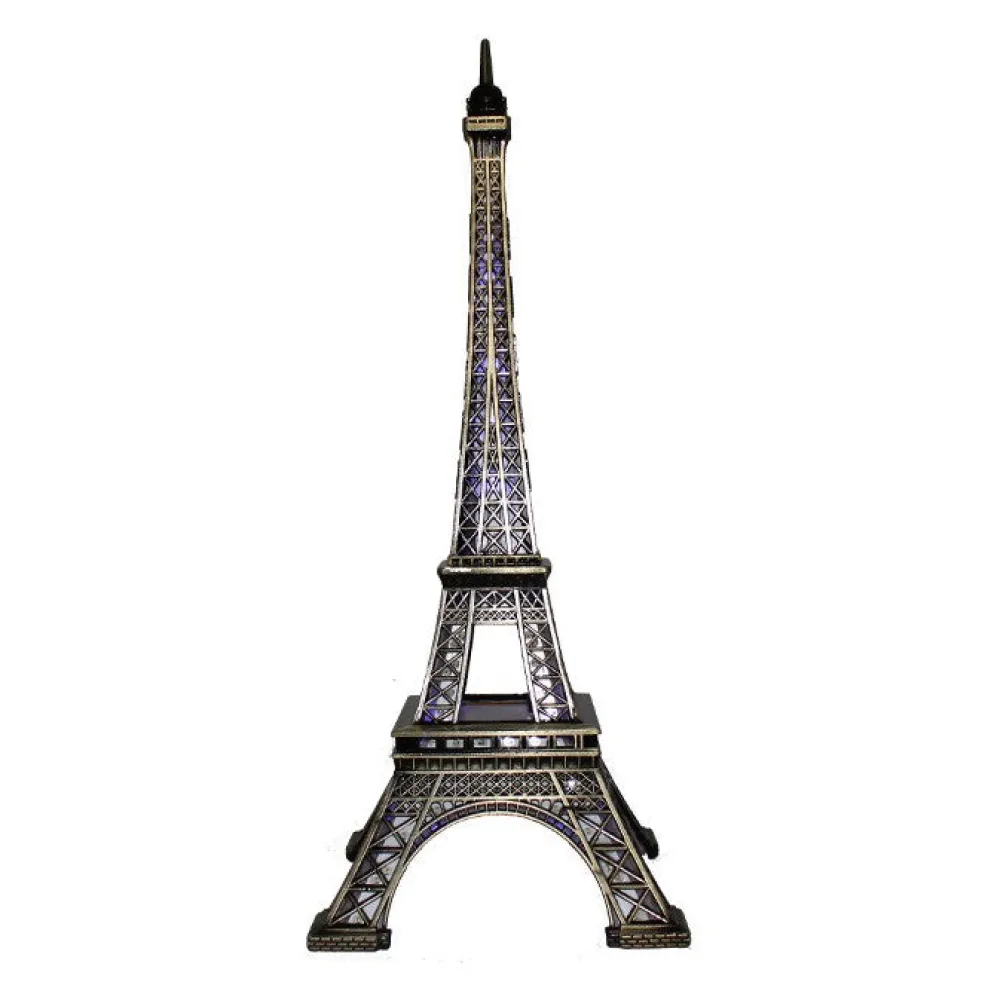 Torre Eiffel luminosa y titilante