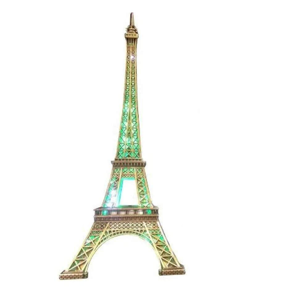 Torre Eiffel luminosa y titilante