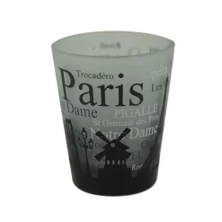 Vaso de shot Monumentos de París glamour